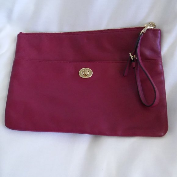 Coach Legacy Leather iPad Clutch - Picture 1 of 6